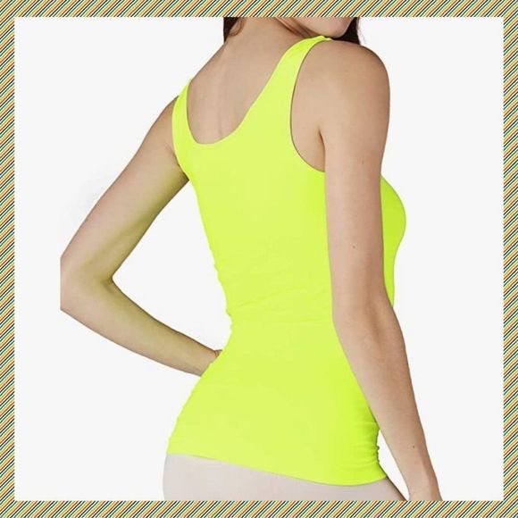 NWT, Nikibiki Neon Green Moisture-Wicking Sport Tank - Picture 3 of 6